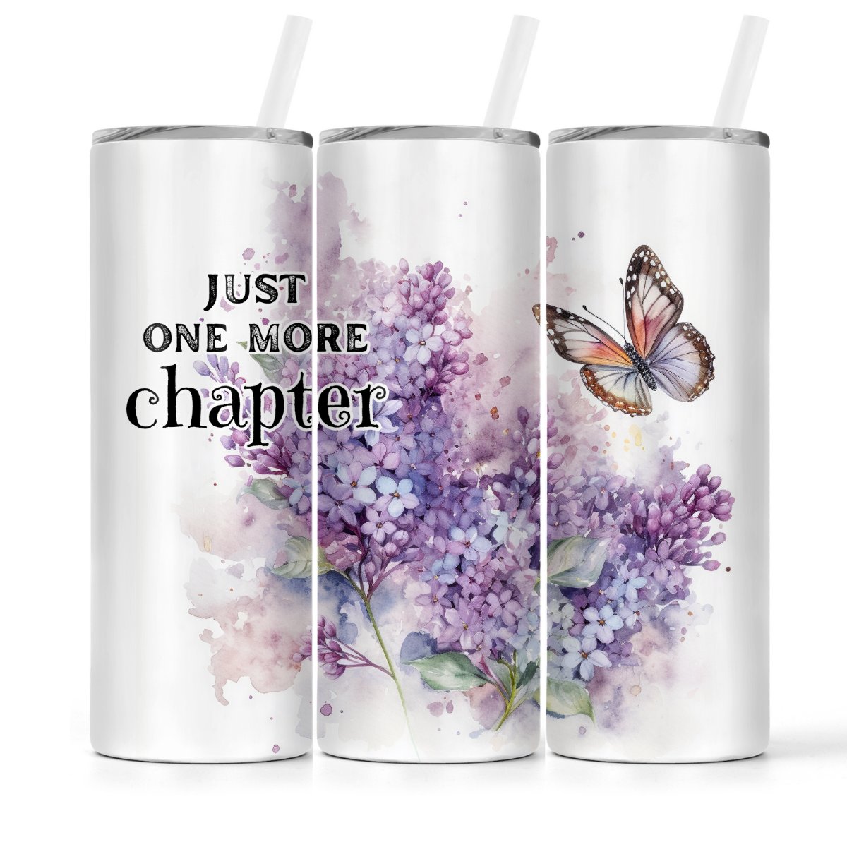 Just One More Chapter | Book Lovers Tumbler - The Pretty Things.ca