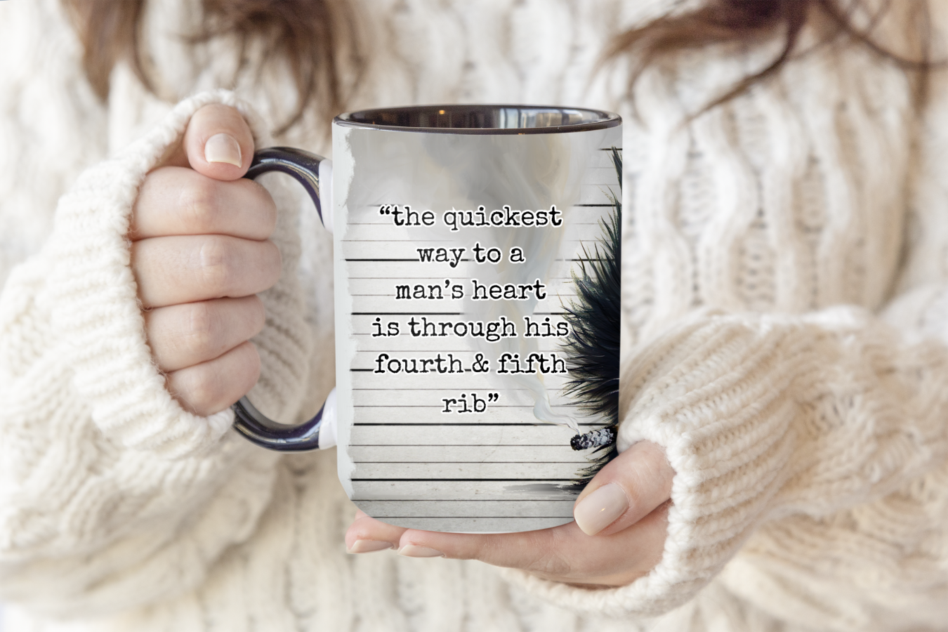 The Quickest Way To A Man's Heart | Mug - The Pretty Things.ca