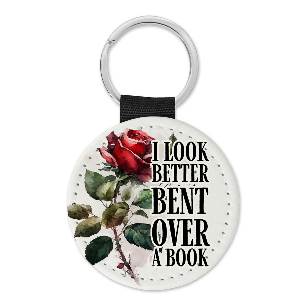 I Look Better Bent Over A Book | Book Lovers Keyring - The Pretty Things.ca