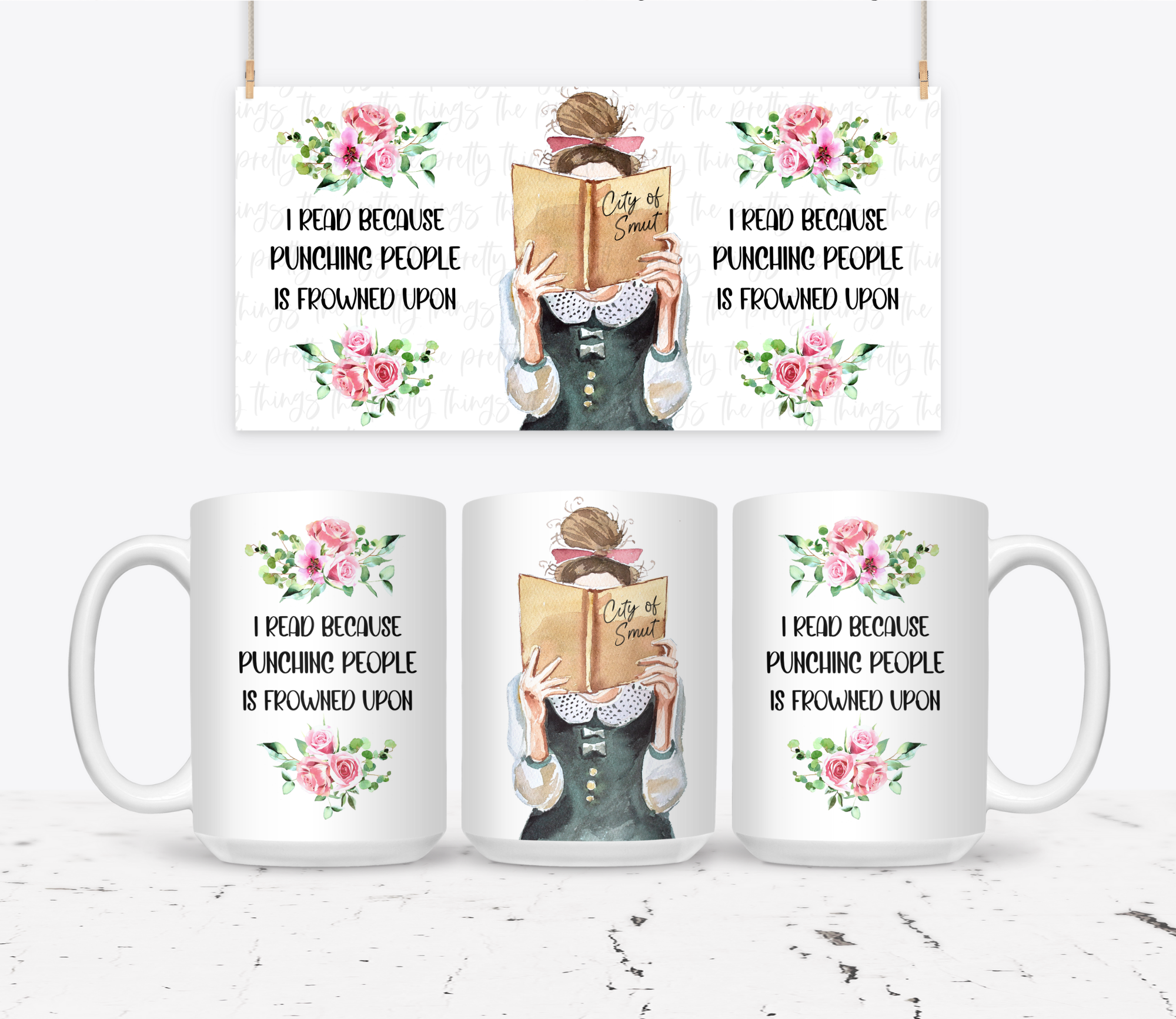 I Read Because Punching People Is Frowned Upon - The Pretty Things.ca