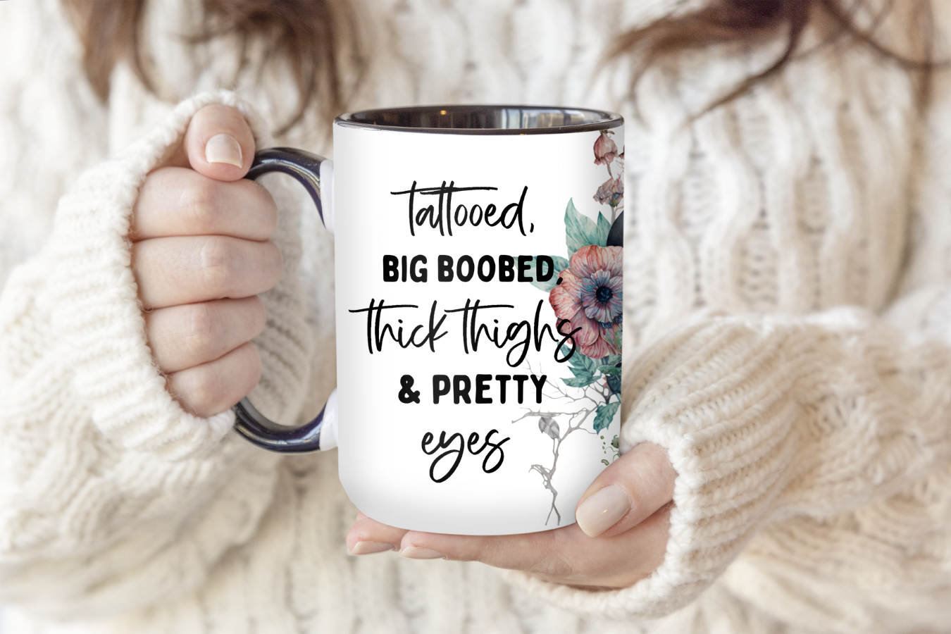 Tattooed, Big Boobed | Mug - The Pretty Things.ca