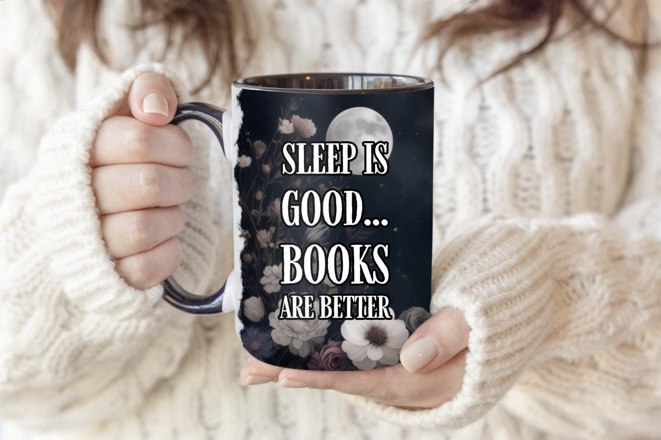 Sleep Is Good...Books Are Better | Mug - The Pretty Things.ca