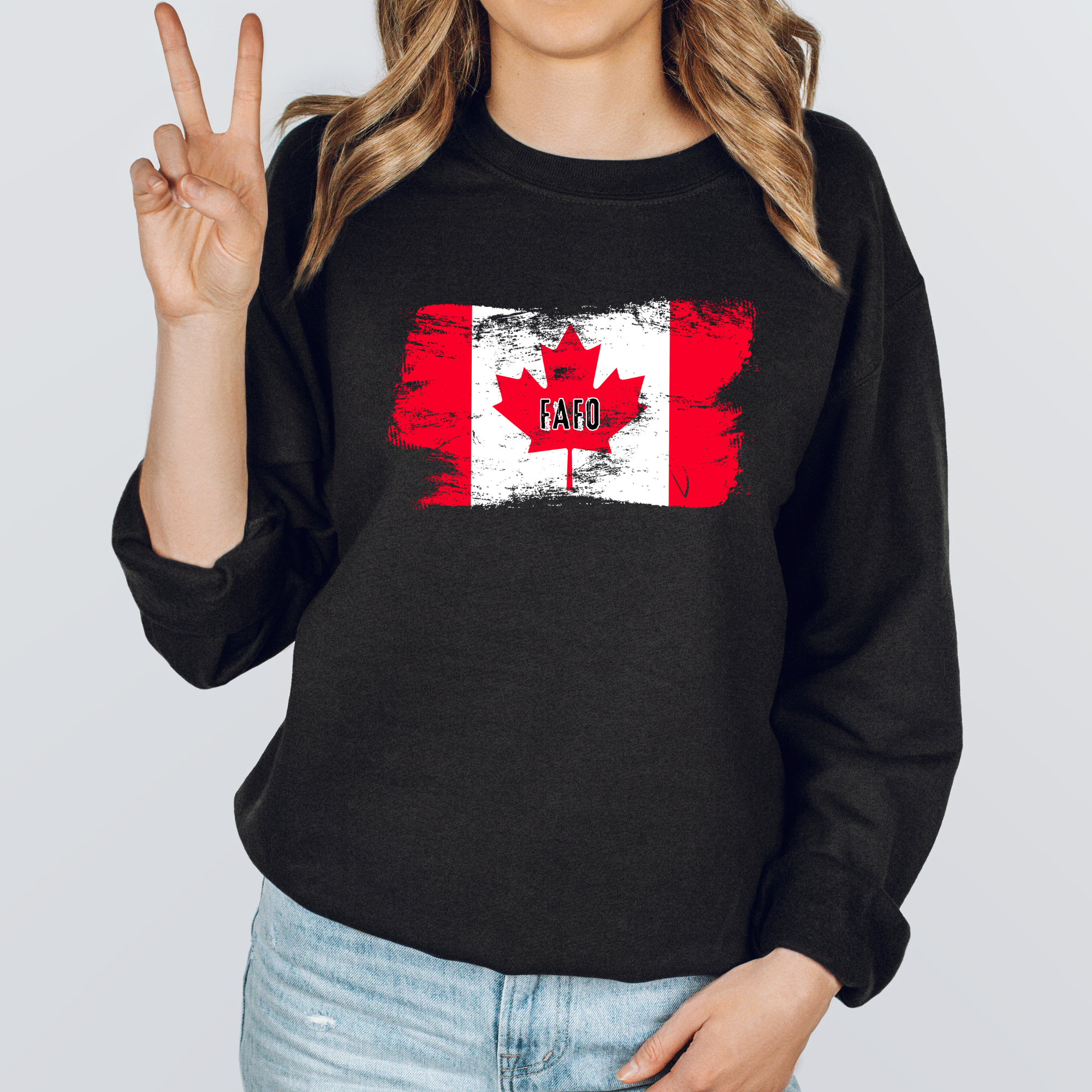 Fuck Around & Find Out Canadian Version - Crewneck Sweatshirt - The Pretty Things.ca