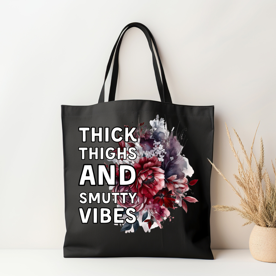 Thick Thighs And Smutty Vibes | Black Tote - The Pretty Things.ca