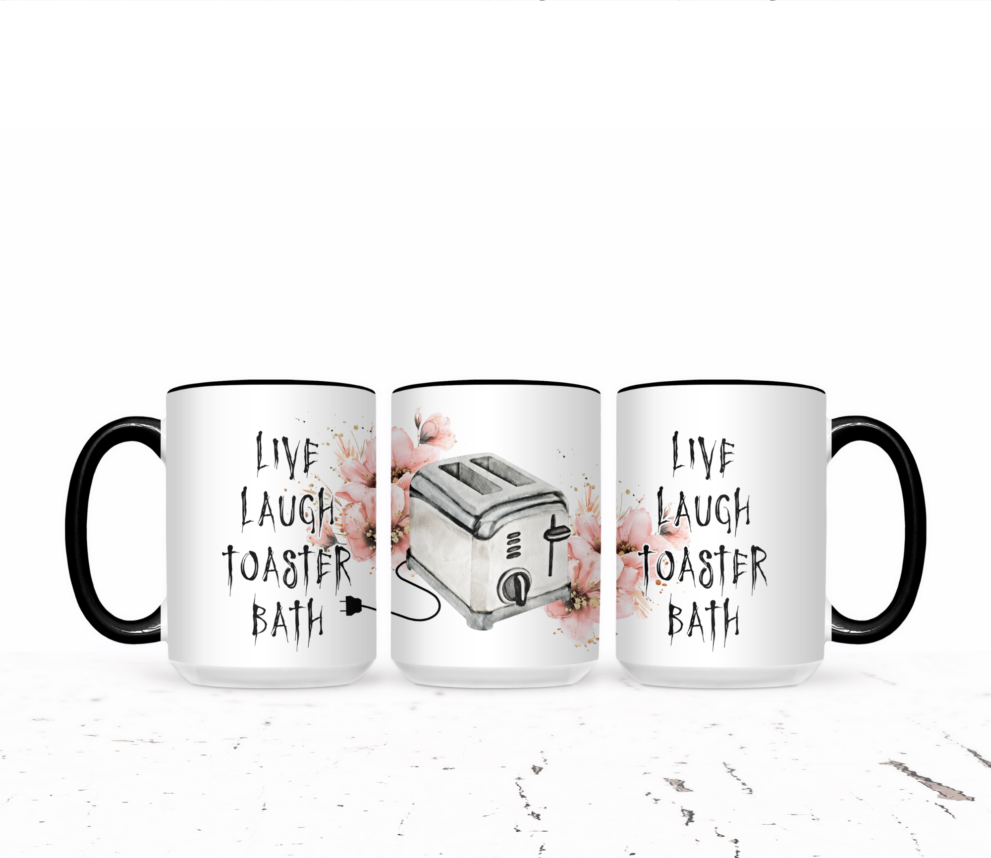 Live Laugh Toaster Bath - The Pretty Things.ca