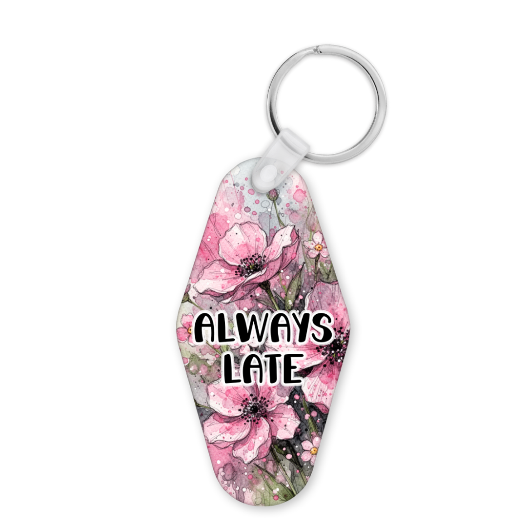 Always Late | Motel Keyring - The Pretty Things.ca