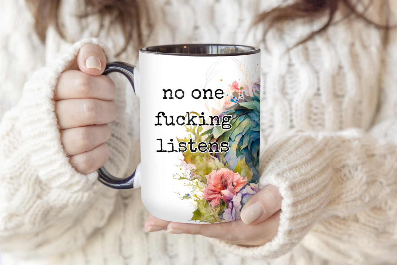 No One Fucking Listens | Mug - The Pretty Things.ca