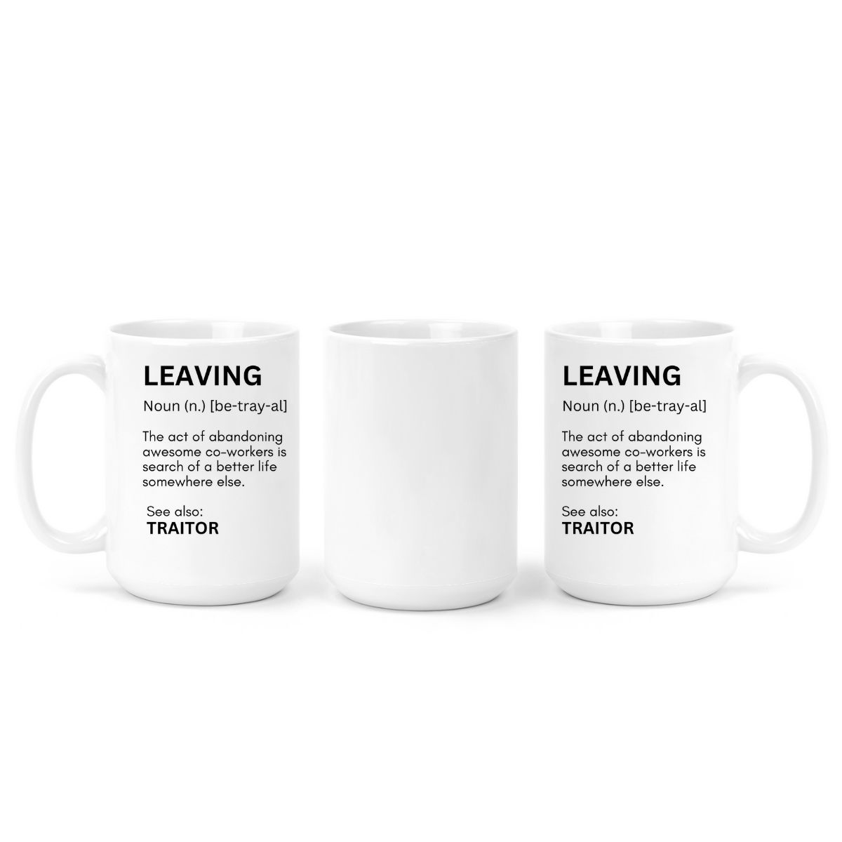 Leaving | Mug - The Pretty Things.ca