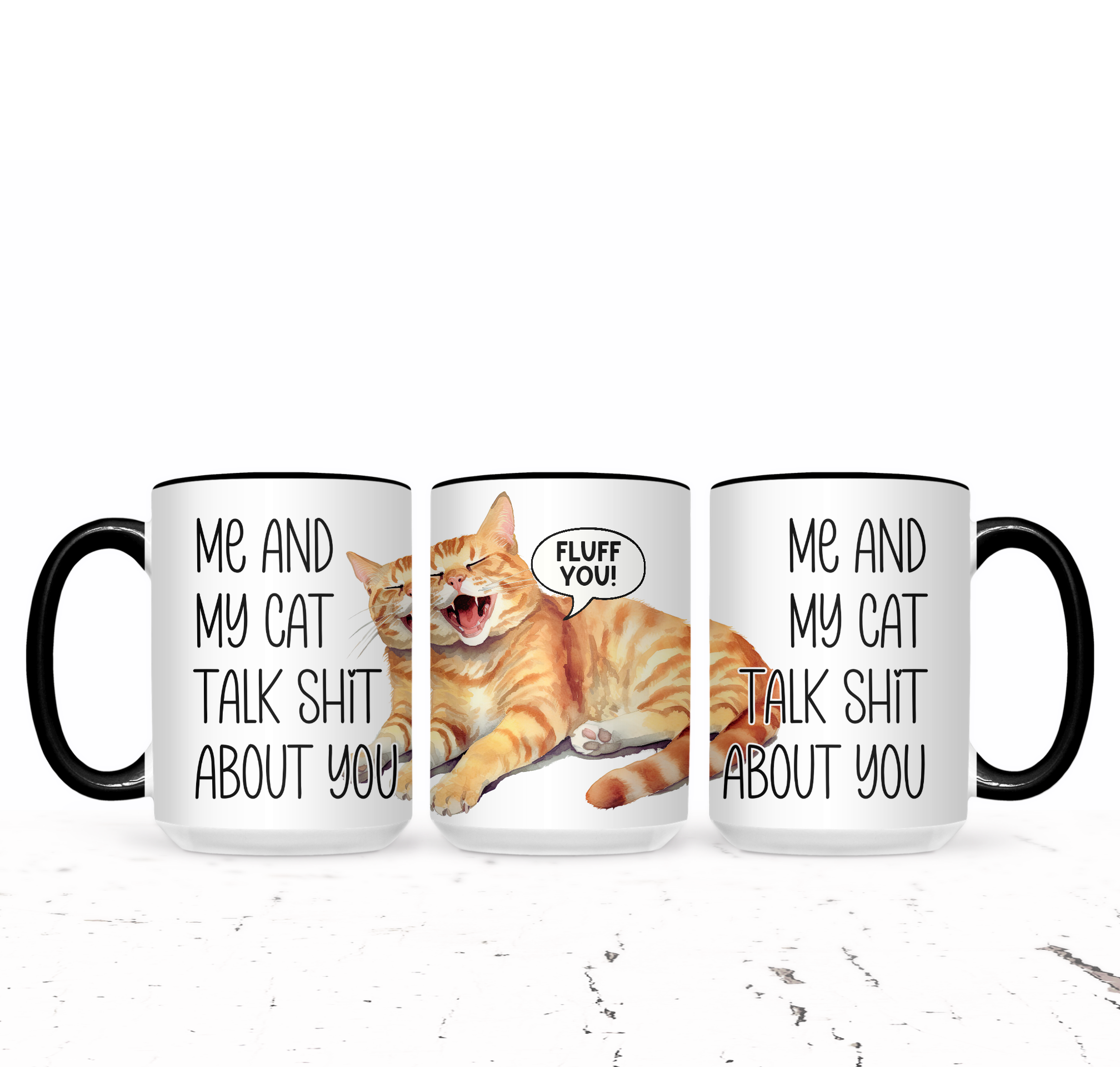 Me And My Cat Talk Shit About You (Happy Orange Meow) - The Pretty Things.ca