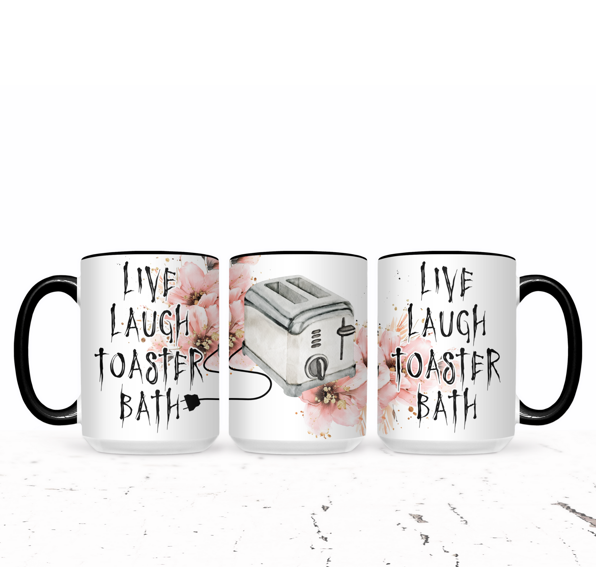 Live Laugh Toaster Bath - The Pretty Things.ca