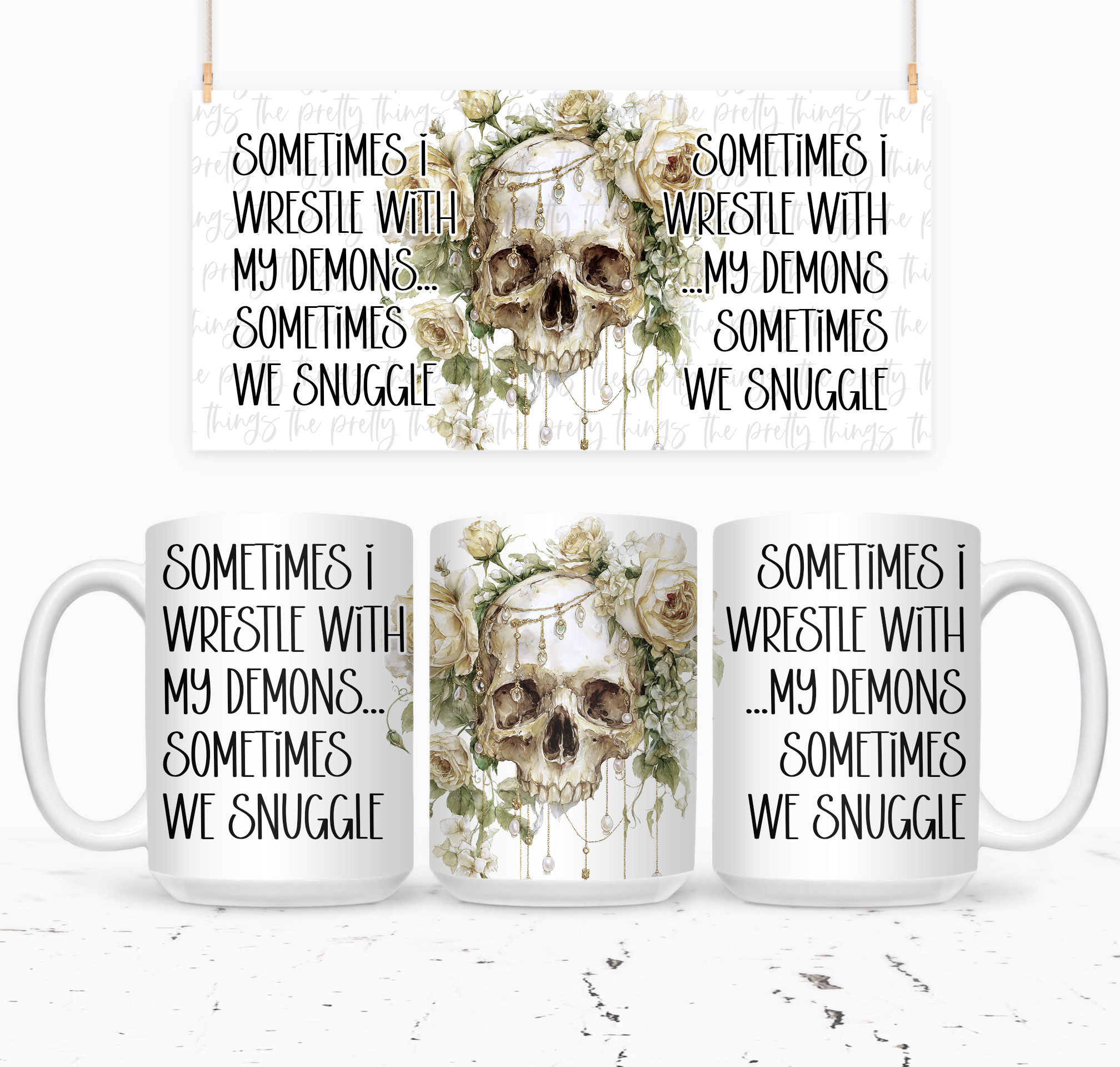 Sometimes I Wrestle With My Demons Sometimes We Snuggle - The Pretty Things.ca