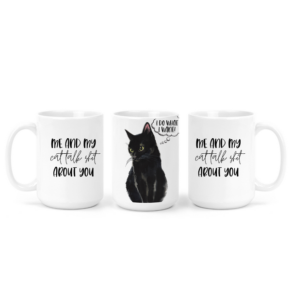 Black Me And My Cat | Mug - The Pretty Things.ca