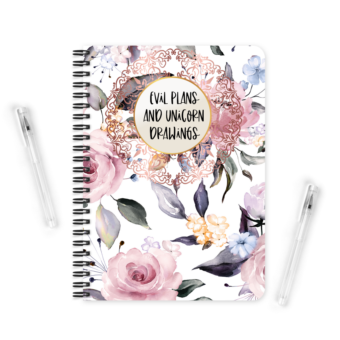 Evil Plans And Unicorn Drawings | Notebook - The Pretty Things.ca